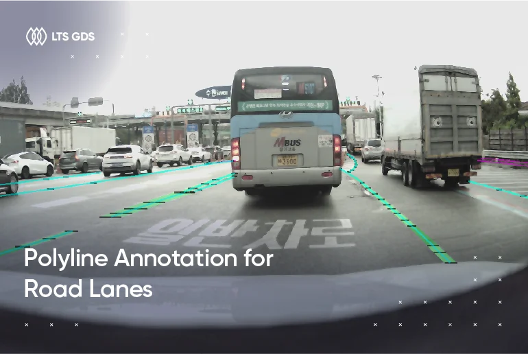 Polyline Annotation for Road Lanes