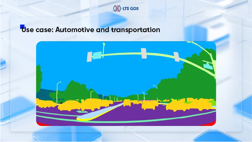 semantic segmentation vs instance segmentation - automotive use case