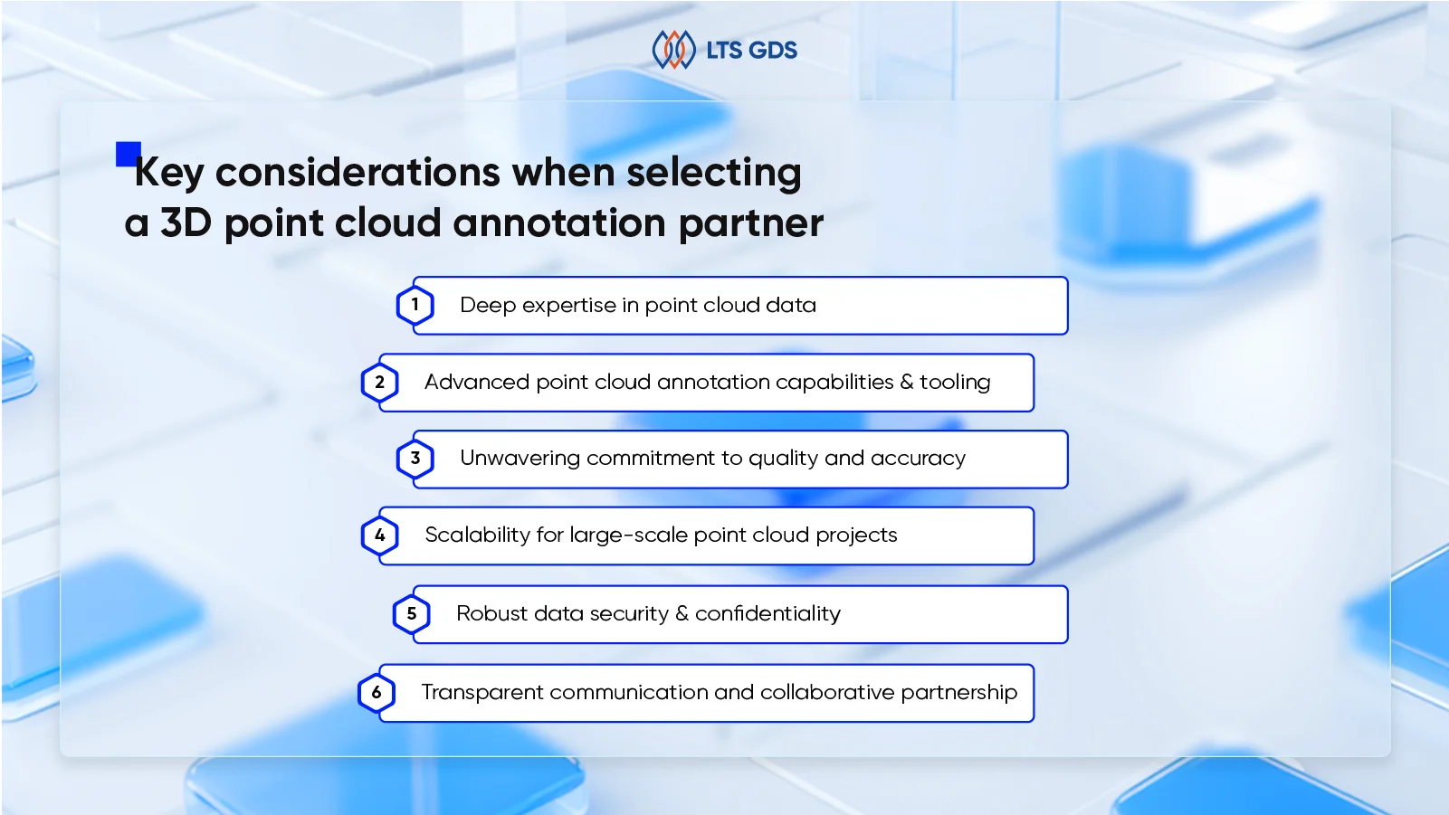 3d point cloud key considerations when choosing a partner