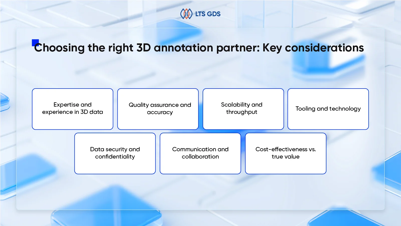 3d image annotation - choosing the right 3d annotation partner