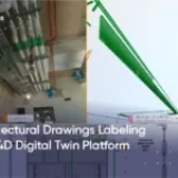 Architectural Drawings Labeling for a 4D Digital Twin Platform