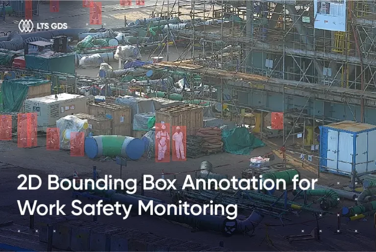2D Bounding Box Annotation for Work Safety Monitoring