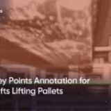 2D Key Points Annotation for Forklifts Lifting Pallets