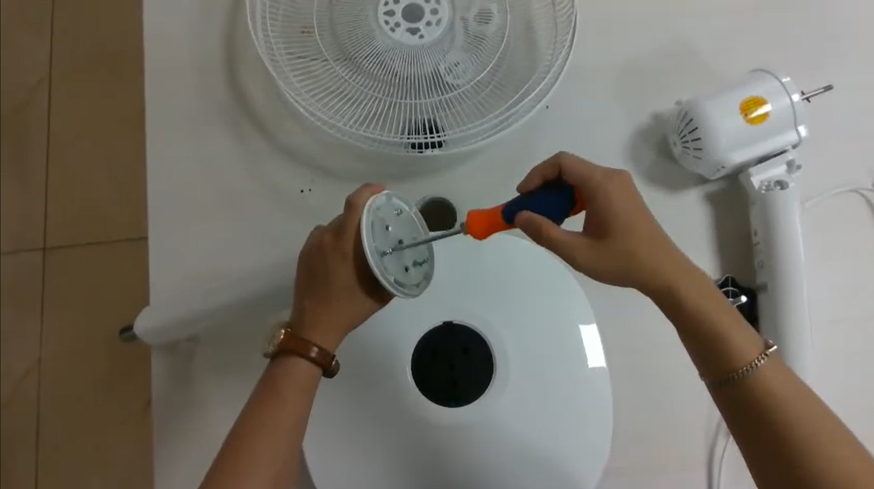 Assemble Electric Fan